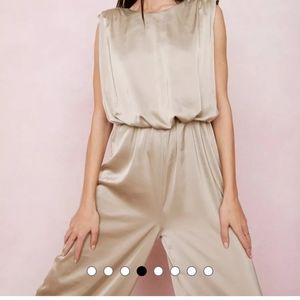Satin jumpsuit